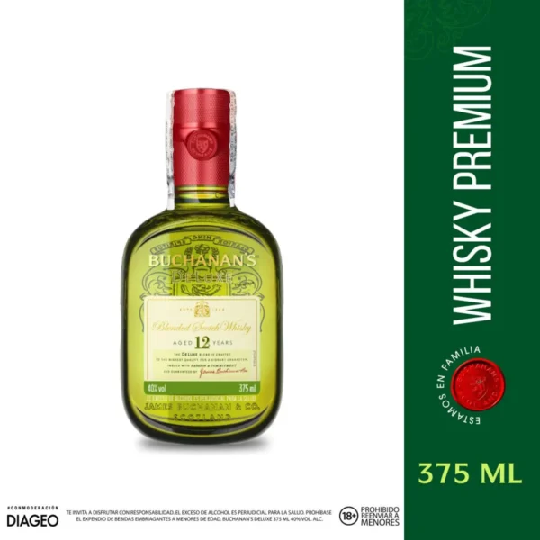Buchanan's 12 AÑOS MEDIA 375ML
