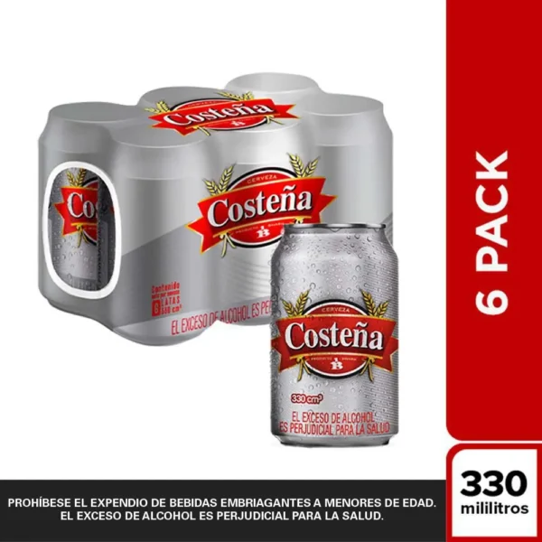 Cerveza COSTEÑA lata 330ML UNIDAD